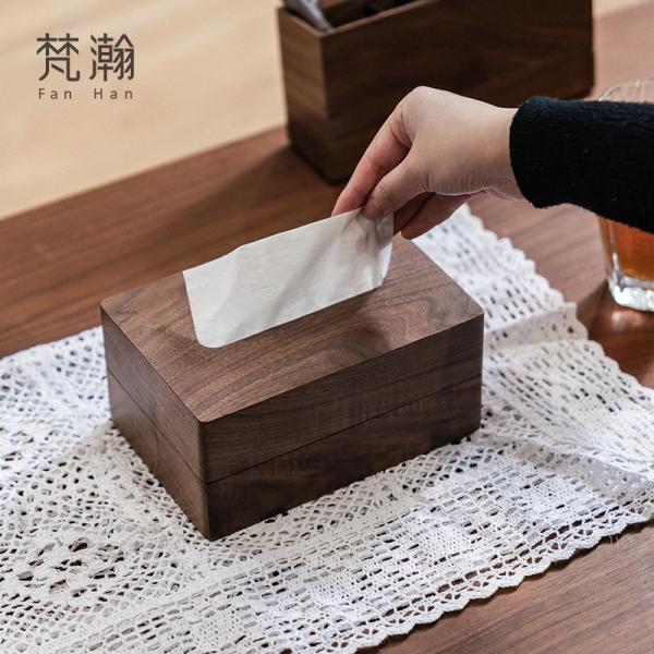 ティッシュカバー 男女兼用 木製 ティッシュカバー  ティッシュケース ンテリア  雑貨 木箱  プ...