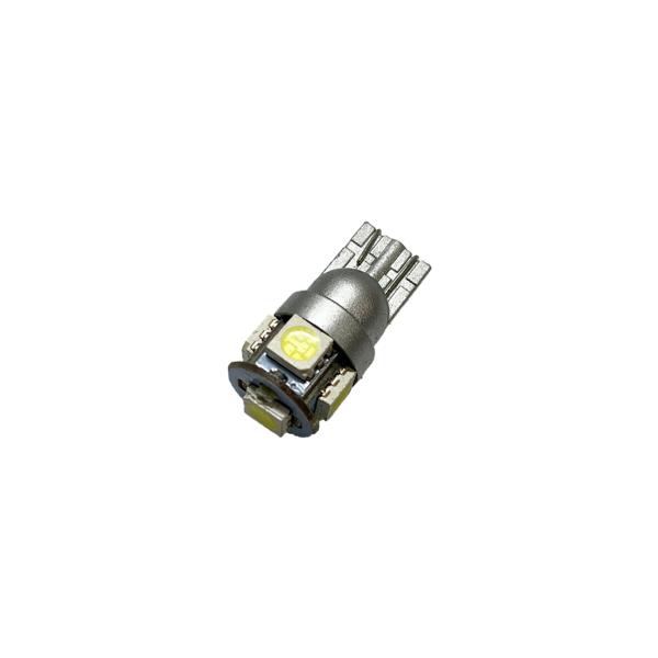 T10 バルブ LED 5連 純白色/電球色 ナンバー灯 ポジション ルームランプ