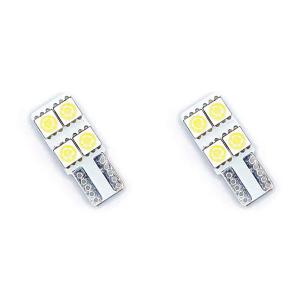 エブリーワゴンで❗️LEDヘッドライトバルブ 2個 T10 LED 5個 エブリィワゴン/エブリイバン DA64系 T10 LEDバルブ 6LED アルミ
