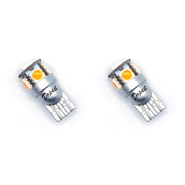 T10 バルブ LED アンバー 5連 ポジションランプ ルームランプ 2個 爆買