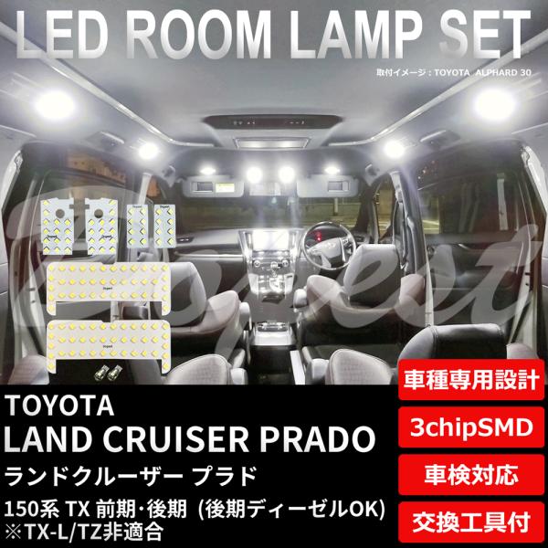 ランドクルーザー プラド 150系 LEDルームランプセット TX