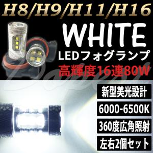 LEDフォグランプ H11 アウトランダー/PHEV GF#W/GG2W H24.10〜H27.5 白