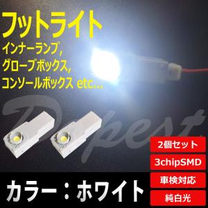 Dopest LED フットライト アンバー/琥珀色 インナーランプ 2個