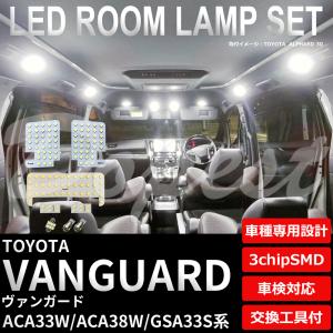 ヴァンガード LEDルームランプセット ACA33W/38W GSA33W系 車内｜Dopest LED インボイス対応