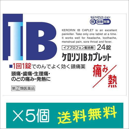 ケロリンIBカプレット 24錠×5個【指定第2類医薬品】