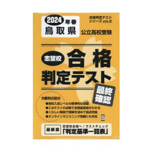 ’24　春　鳥取県公立高校受験最終確認