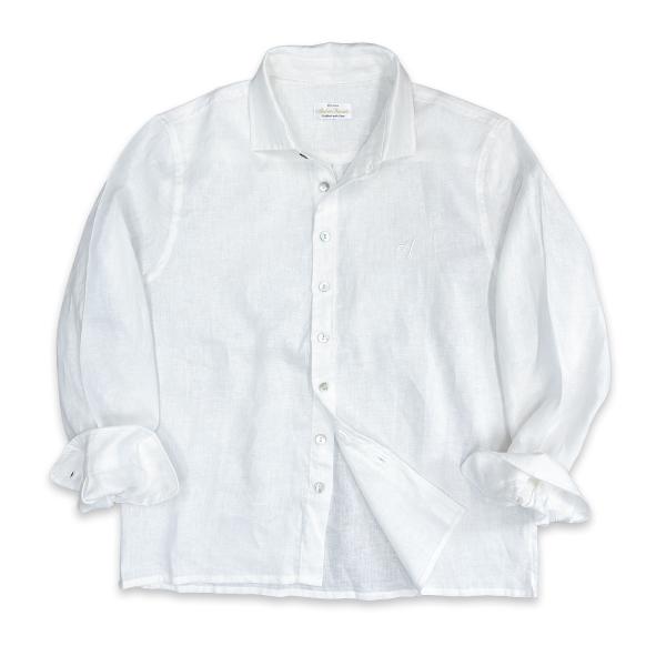 【Amber Threads / アンバースレッズ】 クラシックリネンシャツ / Classic L...