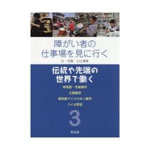 障がい者の仕事場を見に行く　3　伝統や先端の世界で働く