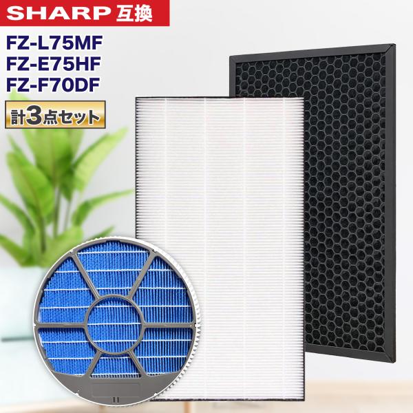 加湿フィルター枠あり FZ-L75MF FZ-E75H FZ-F70DF 集じんフィルター 脱臭フィ...