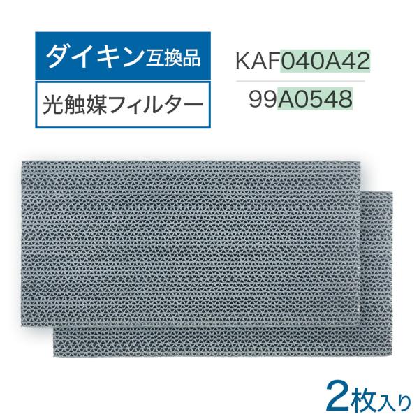 ダイキン 光触媒集塵・脱臭フィルター（枠なし）エアコンフィルター KAF040A42 エアコン用交換...