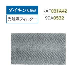 ダイキン互換品 光触媒集塵・脱臭フィルター（枠なし）エアコンフィルター KAF081A42 エアコン用交換フィルター 99A0532 1個 kaf081a42 交換フィルター 99a0532｜dorarecoya