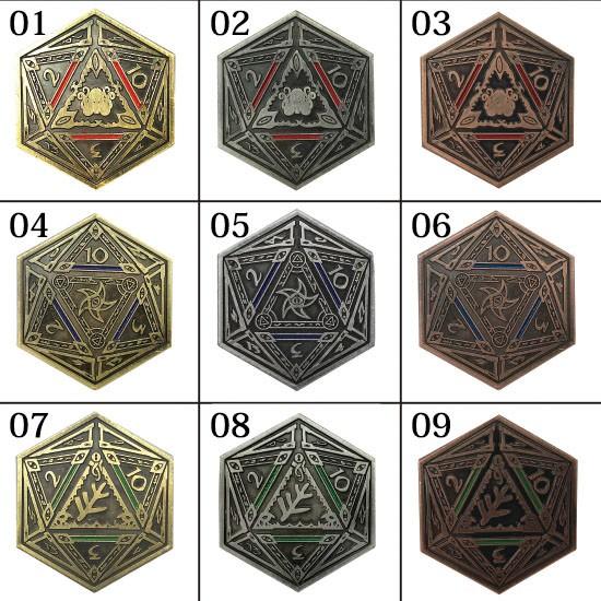 単品◆お選びください◆エルダーダイス 2面サイコロ各種 クトゥルフ神話 ELDER DICE