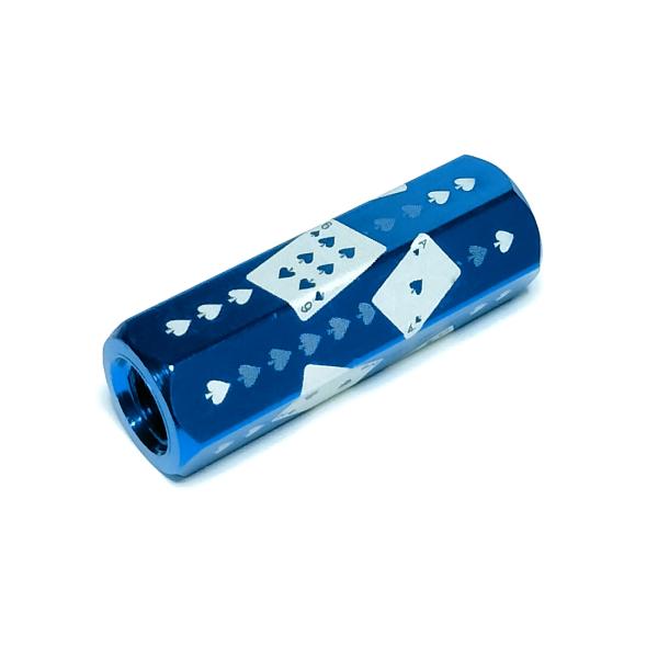 六角ナット・トランプ【スペード・ブルー】2・3・6面ダイス DTD6nutT05