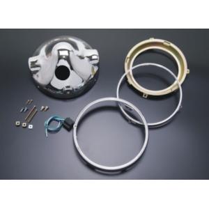 ヘッドライトリムケースセット（180Φ用）（メッキ）