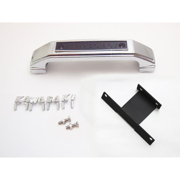 Z650RS　フォークカバーエンブレム　大文字　メッキ  ドレミコレクション