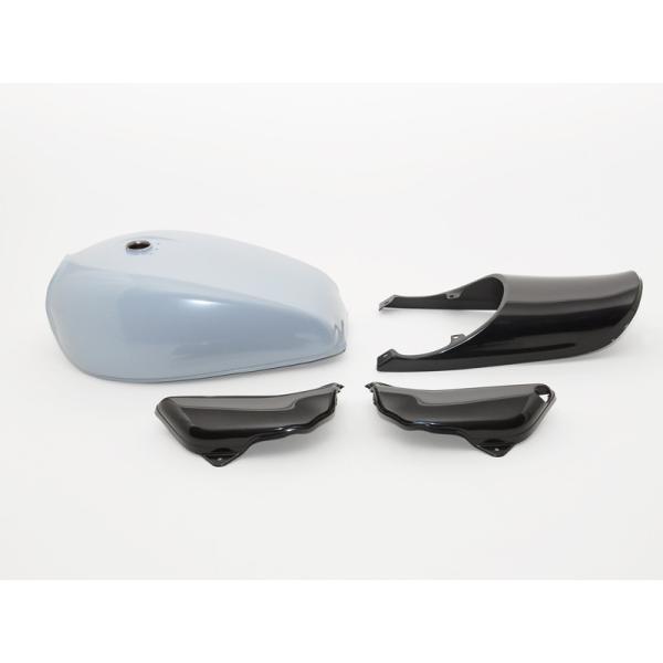 ゼファー1100 Z2タイプスチールタンクセット（ペイントベース）　ドレミコレクション