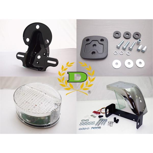 Z900RS LTDタイプ鉄メッキリアショートフェンダークリアランプセット ノーマルウインカー対応型