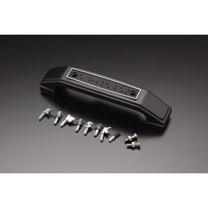 フォークカバーエンブレム 本体（文字：KAWASAKI 本体：黒）