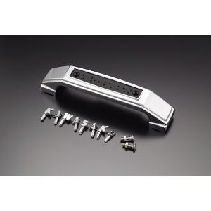 フォークカバーエンブレム 本体（文字：KAWASAKI 本体：メッキ）