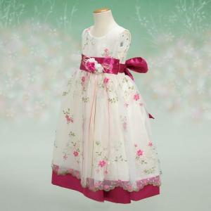 キッズドレス　アウトレット　女の子　フォーマル　ホワイトピンク　七五三　発表会　結婚式　　 ９０/１００/１１０/１２０/１３０