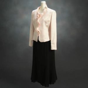 カラーフォーマルドレス　アウトレット品　セットアップスタイル2点セット　結婚式などのフォーマルセレモニーに最適　サイズ９号、１１号、１３号