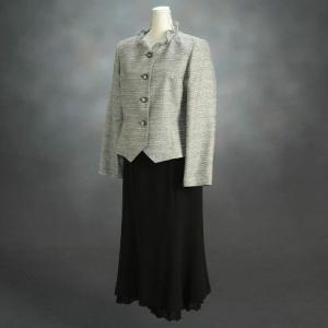 カラーフォーマルドレス　アウトレット品　セットアップスタイル2点セット　フォーマルセレモニーに最適　サイズ９号、１１号、１５号　日本製