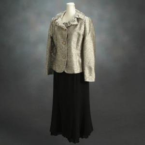 カラーフォーマルドレス　アウトレット品　セットアップスタイル2点セット　結婚式などのフォーマルセレモニーに最適　サイズ９号、１１号、１３号