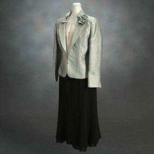 カラーフォーマルドレス　アウトレット品　インナー付きセットアップ3点セット　フォーマルセレモニーに最...