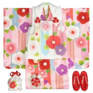 七五三着物 3歳 女の子被布セット お宮参り着物が高品質お値打ち価格 京美