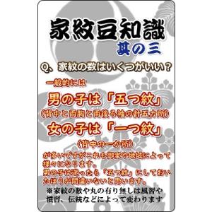 家紋入れ お宮参り着物の初着や七五三着物、羽織...の詳細画像5
