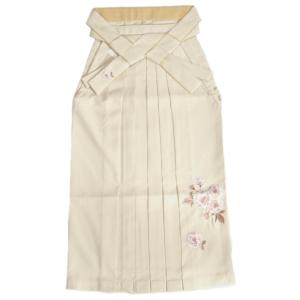 卒業袴 卒業式 RKブランド オフホワイト×クリーム アースカラー 牡丹刺繍使い S～LLサイズ