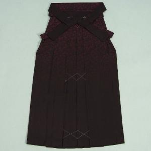 卒業袴　卒業式　アウトレットHLブランド　濃い目エンジ濃淡ぼかし　小桜柄　超特価品