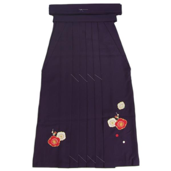 小学生 保育園 卒業袴 卒園袴 花ひめブランド ジュニアサイズ 紫刺繍袴 SS・S・M・Lサイズ