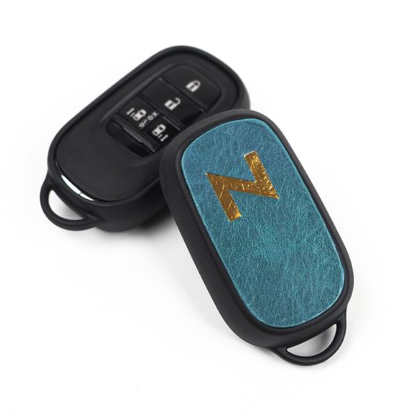 新型N-BOX JF5 JF6 レザーハイブリッド スマートキーケース Nロゴ デフォルメ キーカバ...