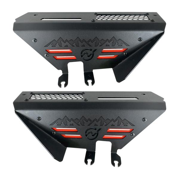 ランドクルーザー250 Aピラー ライトマウント 左右セット ブラック ブラケット ステー 固定 L...