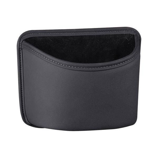 車用 ゴミ箱 ごみ箱 収納 ボックス ポケット ブラック 掛け型 レザー おしゃれ 引っ掛ける 倒れ...