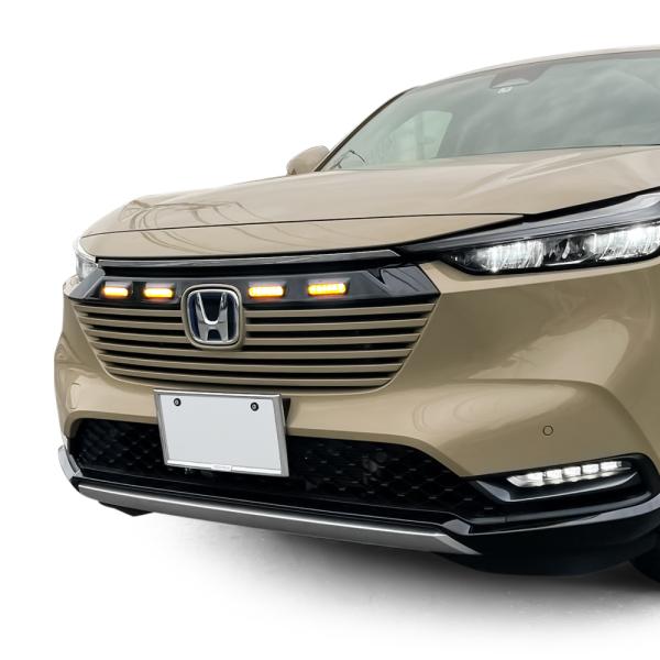 ヴェゼル e:HEV RV3 RV4 RV5 RV6 LED グリルマーカー アッパーカバー 1P ...