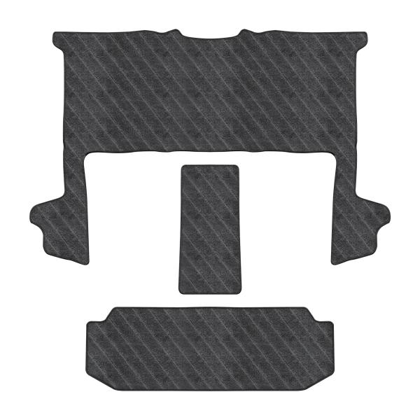 新型 アルファード ヴェルファイア 40系 フロアマット 2列目 3列目 カーペットタイプ ブラック...