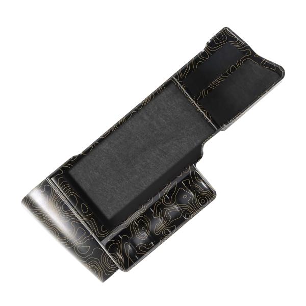 ランドクルーザー ランクル 250 フロントコンソールトレイ トポグラフィー柄 収納 小物入れ 小物...