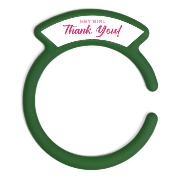 汎用品 ガソリンキャップリング フューエルキャップカバー 給油口リング グリーン HEY GIRLロ...