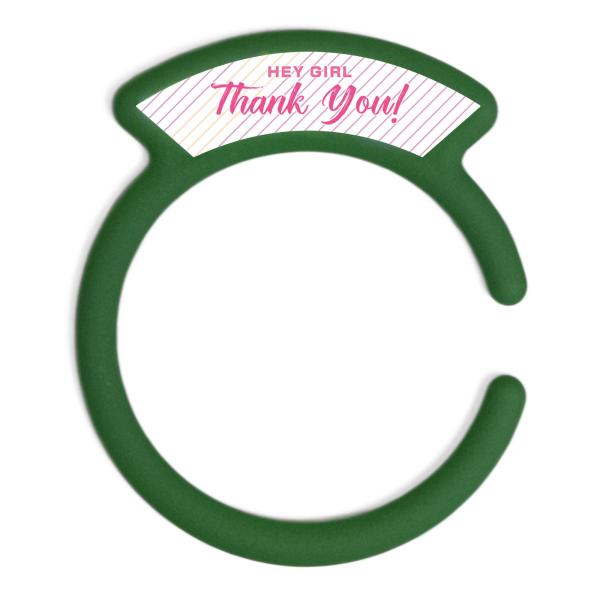 汎用品 ガソリンキャップリング フューエルキャップカバー 給油口リング グリーン HEY GIRLロ...