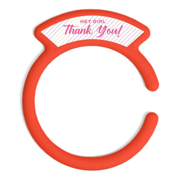 汎用品 ガソリンキャップリング フューエルキャップカバー 給油口リング レッド HEY GIRLロゴ...