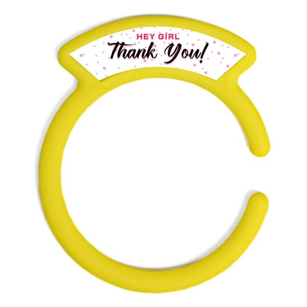 汎用品 ガソリンキャップリング フューエルキャップカバー 給油口リング イエロー HEY GIRLロ...