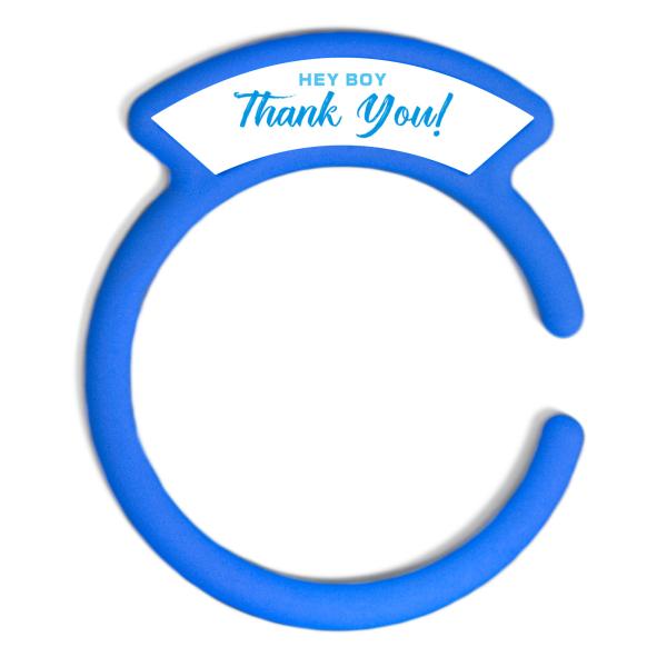 汎用品 ガソリンキャップリング フューエルキャップカバー 給油口リング ブルー HEY BOYロゴ ...