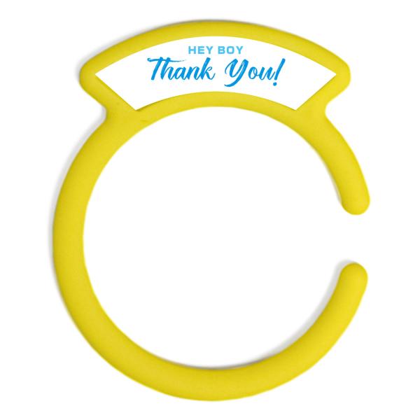 汎用品 ガソリンキャップリング フューエルキャップカバー 給油口リング イエロー HEY BOYロゴ...