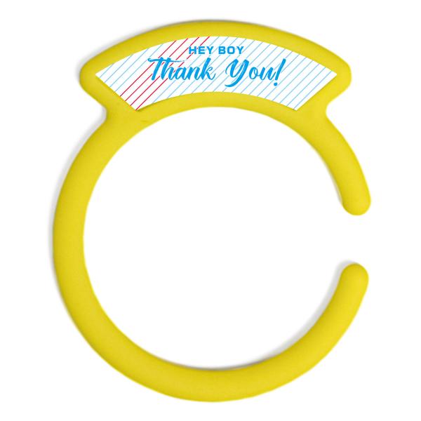 汎用品 ガソリンキャップリング フューエルキャップカバー 給油口リング イエロー HEY BOYロゴ...