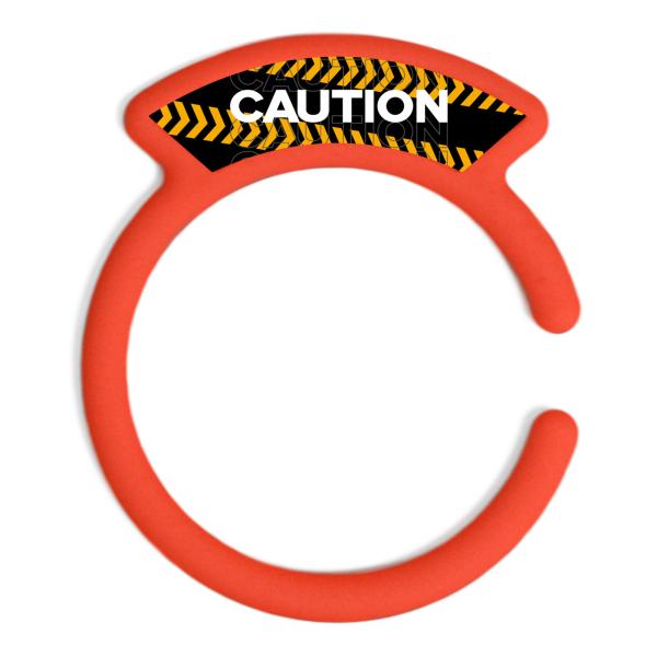 汎用品 ガソリンキャップリング フューエルキャップカバー 給油口リング レッド CAUTIONロゴ ...