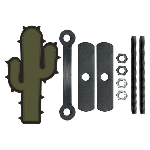 汎用 グリルバッジ サボテン ノーマル04 グリルバッチ フロントグリル エンブレム カクタス バッ...