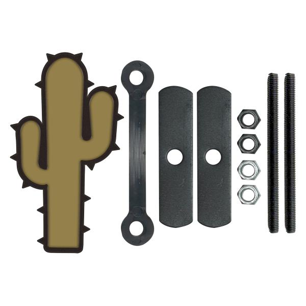 汎用 グリルバッジ サボテン ノーマル06 グリルバッチ フロントグリル エンブレム カクタス バッ...