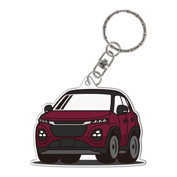 フロンクス アクリル キーホルダー デフォルメ デザインC キーリング 愛車 チャーム パーツ アク...